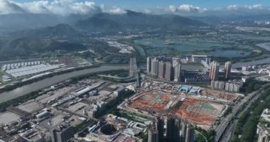 Shenzhen şehrindeki hava manzarası, Çin