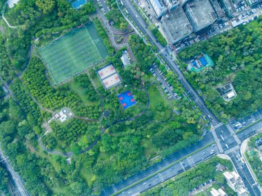 Shenzhen, Çin - 2022 Çemberi: Shenzhen şehrindeki manzara manzarası, Çin