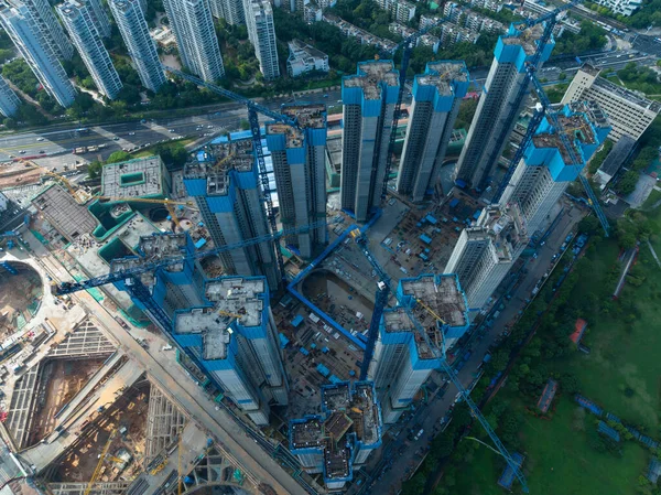 Shenzhen China 2022 Luftaufnahme Der Landschaft Der Stadt Shenzhen China — Stockfoto