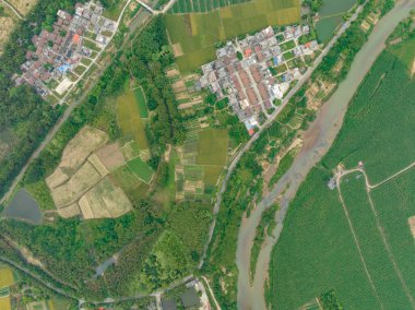 Guangdong, Çin 'deki hava manzarası