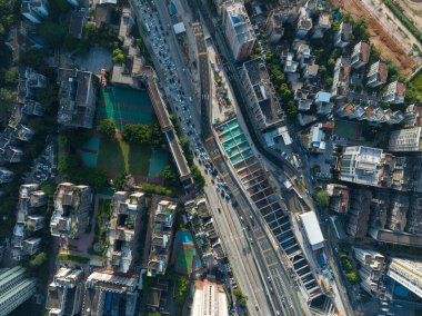  Shenzhen şehrindeki hava manzarası, Çin