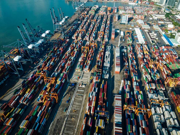 Shenzhen China Circa 2022 Aerial View Yantian International Container Terminal — Stock Photo, Image