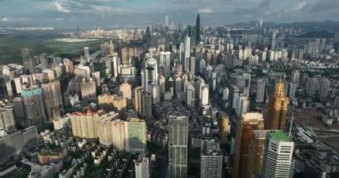 Shenzhen şehrindeki hava manzarası, Çin