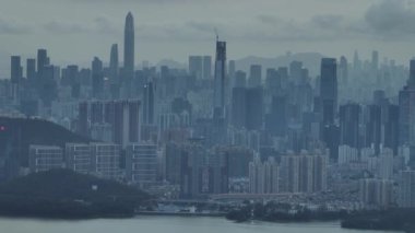 Shenzhen şehrindeki hava manzarası, Çin