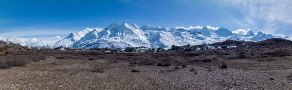Vista Panorámica Glaciares Montañas Nieve Tíbet China — Foto de Stock