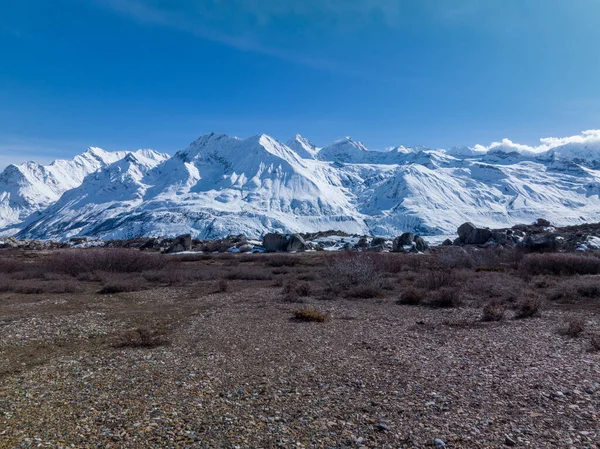 Geleira Montanhas Neve Tibete China — Fotografia de Stock