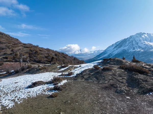 Παγετώνας Και Χιονισμένα Βουνά Στο Θιβέτ Κίνα — Φωτογραφία Αρχείου