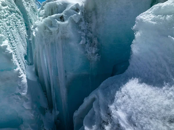 Veduta Aerea Delle Montagne Ghiacciaio Alta Quota Cina — Foto Stock