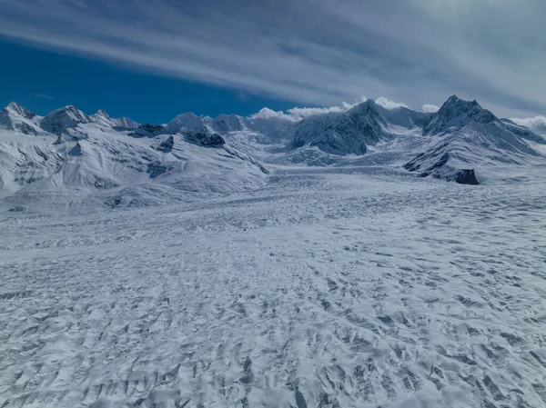 Вид Воздуха Высокогорные Ледники Китай — стоковое фото