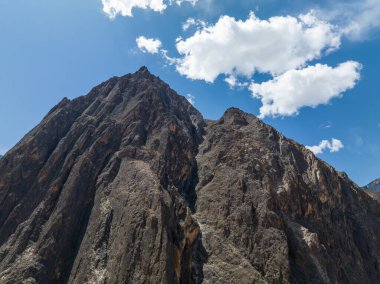 Tibet, Çin 'deki dağların havadan görünüşü