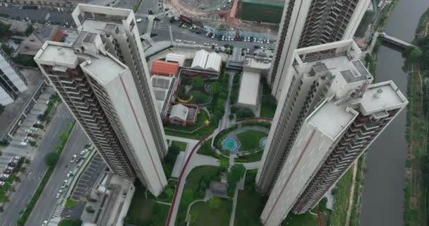 Arsitektur Modern Kota — Stok Video
