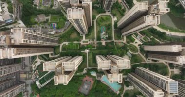 picturesque view of modern buildings in Shenzhen city