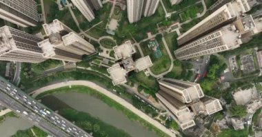 picturesque view of modern buildings in Shenzhen city