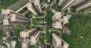 picturesque view of modern buildings in Shenzhen city
