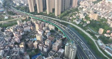 picturesque view of modern buildings in Shenzhen city