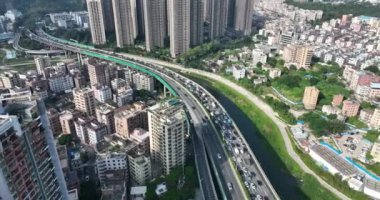 picturesque view of modern buildings in Shenzhen city