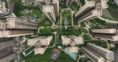 picturesque view of modern buildings in Shenzhen city