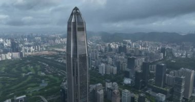 picturesque view of modern buildings in Shenzhen city