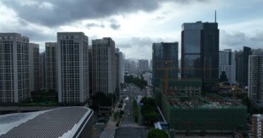 picturesque view of modern buildings in Shenzhen city
