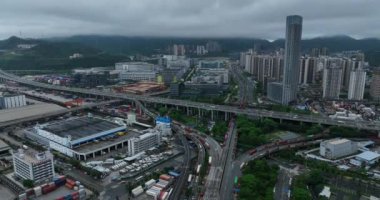 picturesque view of modern buildings in Shenzhen city