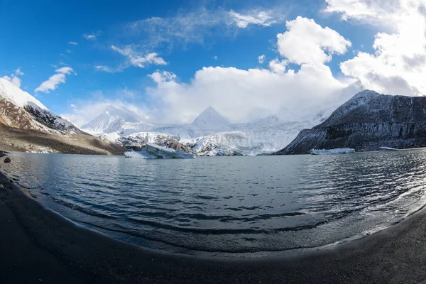 Lake Glacier Mountain Tibet China — Stock Photo, Image