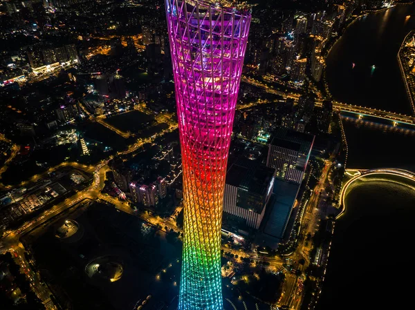 Гуанчжоу Китай Июля 2023 Года Аэросъемка Пейзажа Городе Гуанчжоу Китай — стоковое фото