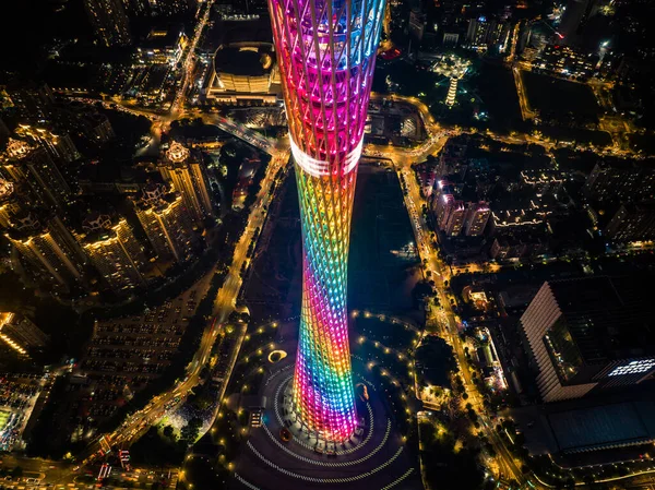 Гуанчжоу Китай Июля 2023 Года Аэросъемка Пейзажа Городе Гуанчжоу Китай — стоковое фото