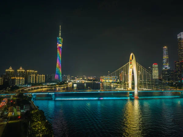 Гуанчжоу Китай Серпня 2023 Вид Повітряний Пейзаж Місті Гуанчжоу Китай — стокове фото