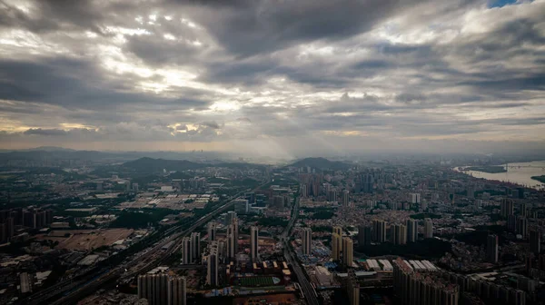 Guangzhou China August 2023 Aerial View Landscape Guangzhou City China — Stock Photo, Image