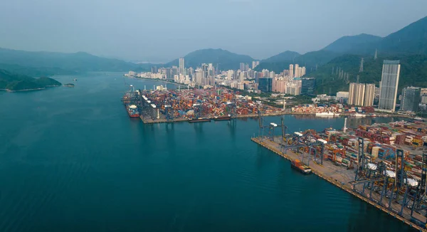 Shenzhen China July 2022 Aerial View Yantian International Container Terminal — Stock Photo, Image