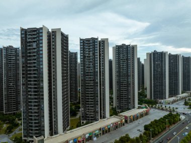 Çin 'de kentleşmenin havadan görünüşü