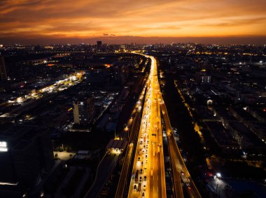 Guangzhou, Çin - Ekim 05.2023: Guangzhou şehrindeki hava manzarası, Çin