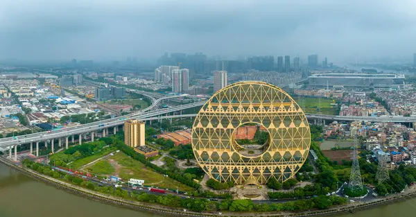 Guangzhou China October 2023 Aerial View Landscape Guangzhou City China — Stock Photo, Image