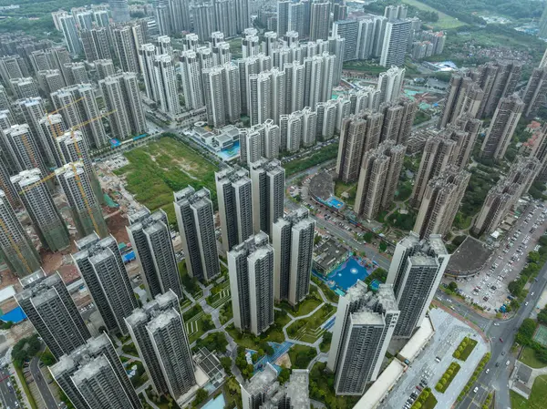 Vista Aérea Urbanización China — Foto de Stock