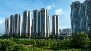 Çin 'de kentleşmenin havadan görünüşü