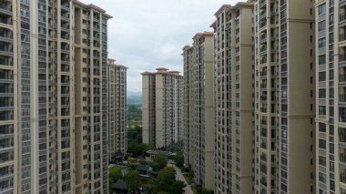 Çin 'in kırsal alanının havadan görünüşü