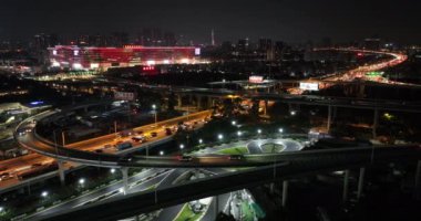 Asya şehrinin hava görüntüsü