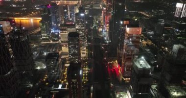 Asya şehrinin hava görüntüsü