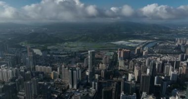 Shenzhen, Çin - 31 Mayıs 2022: Shenzhen, Çin 'deki manzara görüntüleri