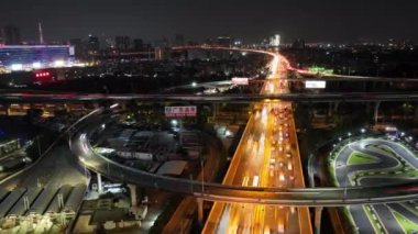 Asya şehrinin hava görüntüsü