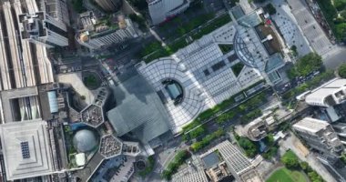 Çin şehrinin havadan görünüşü