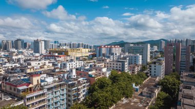 Sanya şehrindeki hava manzarası, Çin