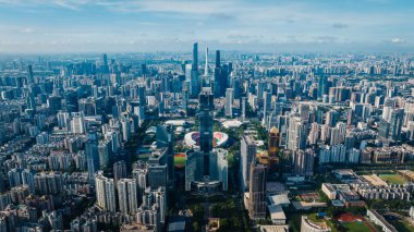 Guangzhou şehrindeki manzara, Çin