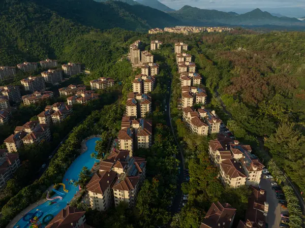 Casas Resort Bonitas Província Hainan China — Fotografia de Stock