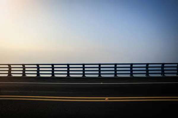 Sonnenaufgang Über Der Brückenlandschaft Meer — Stockfoto