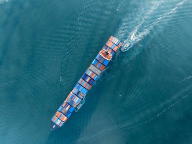 Aerial view of Yantian international container terminal in Shenzhen city, China