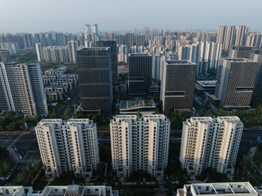 Chengdu, Çin 'deki manzara manzarası