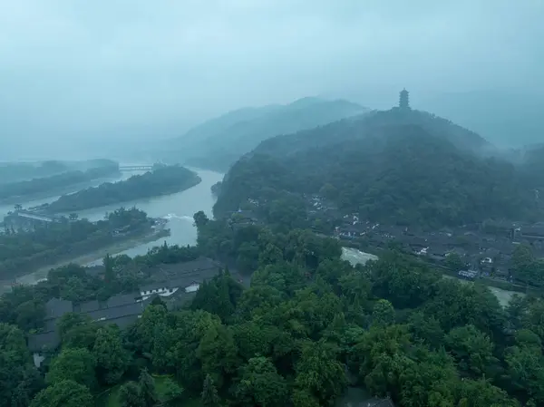 stock image Landscape in dujiangyan, Sichuan province, China