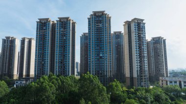 Çin 'de kentleşmenin havadan görünüşü