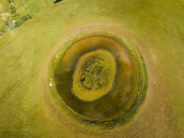 Sichuan, Çin 'deki Cin Gözü manzarası.